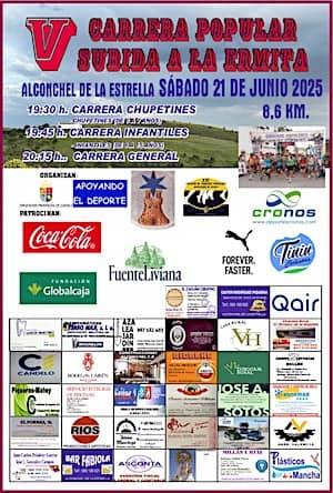 Cartel circuito carreras diputacion 2025 600